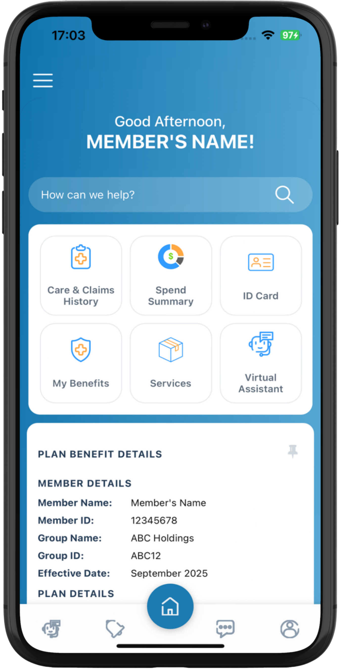 App screenshot